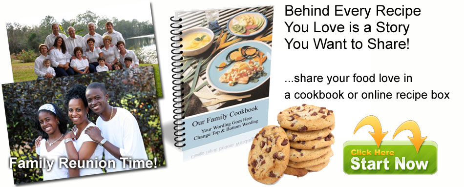 Create a family reunion cookbook